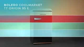 Retro mini fridge Bolero CoolMarket TT Origin 95 E