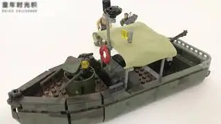 Armed Speedboat Assault Boat | Building Blocks Toy Set!