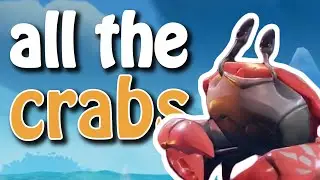 ALL THE CRABS in the Sea of Thieves Cinematic Trailers | Captain Blubber