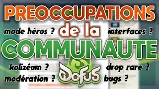 PREOCCUPATIONS DE LA COMMUNAUTE - Avis complet