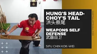 Hung's Head Choy's Tail: Weapons Self Defense With Iron Fan & Bench (洪头蔡尾：铁扇，板凳自卫 )