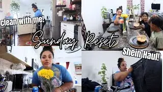 SUNDAY RESET | Clean my new house with me + Shein Haul ! | Single mom of 2