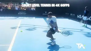 AO26: Carlos Alcaraz: Unreal Court Level Striking 4K 60FPS