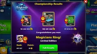 Got Magicians Ring 💍 in 8 Ball Pool