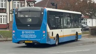 Havering Council Enviro200 MMC (VT21 OPB) seen turning into Wingletye Lane