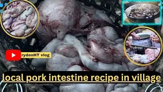 pork intestine recipe Nepali style #porkrecipe @Rydenvlogs22