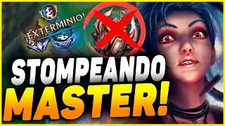 STOMPEANDO MASTER CON MI NUEVA MAIN I LEAGUE OF LEGENDS🔥