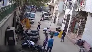 Pitbull ataca ferozmente a un ni&ntilde;o en la India