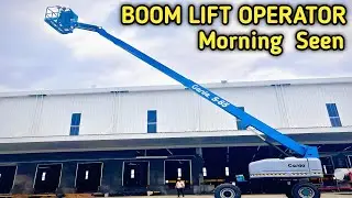 Boom lift Operator Morning Seen #Chennai Gurukul Boom lift Operator Viy2025