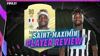 FIFA 21: Saint-Maximin (80) Review - FIFA 21 in depth Player Review