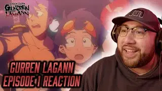 TO THE HEAVENS! | Gurren Lagann Episode 1 Reaction | Bust Through the Heavens With Your Drill