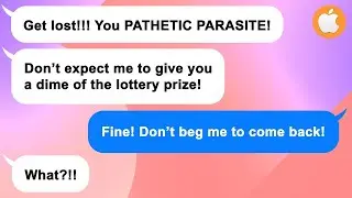 Apple Rotten Hubby dumps me after winning the lottery, but then begging for my forgiveness