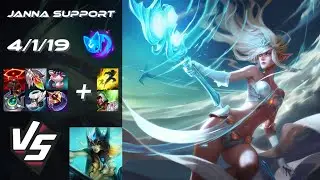 SUPPORT Janna vs Nami - EU Diamond Patch 15.1