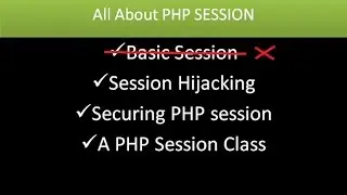 Session Hijacking- 02 How to use php session securely in your php application
