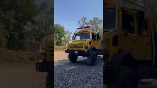 UNIMOG de incendios forestales arribando a llamado! 🤩#usarhm #mxfirebuff #emergenciascdmx