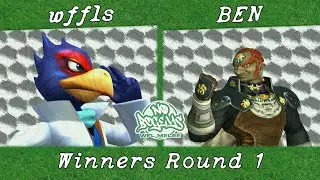 [SWFL: No Bogeys #75] Winners Round 1 - wffls (Falco) VS BEN (Ganondorf)