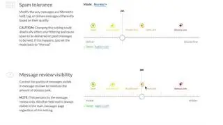 Filtering Settings In the Console | Mailprotector