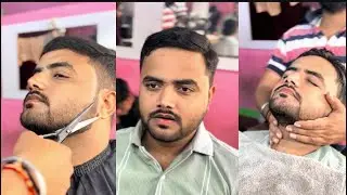 Full Beard Setting Toutrial || For Man's 🧔✂️#beardstyle #beardstylesformen || Pawan Man's Parlour✨