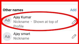 Facebook Lite Par Nickname Kaise Dale !! How To Add Other Name In Facebook Lite