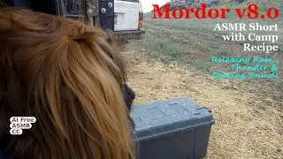 [ASMR] Гроза. Дождь на крыше трейлера | Кемпинг в стиле оверлендинга и рецепт стейка &laquo;Солсбери&raquo;!