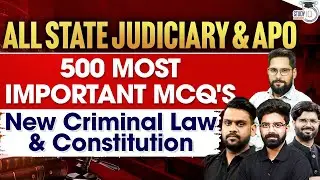 Maha Marathon on New Criminal Laws and Constitutional Law MCQs