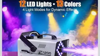 FM 1200 Fog Machine Unboxing & Review Halloween 2025
