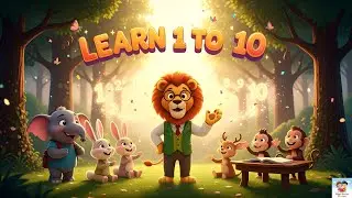 Counting Song for Kids 🦁 | Learn Numbers 1&ndash;10 with Lion and Friends | @ChhotiDuniyaRhyme