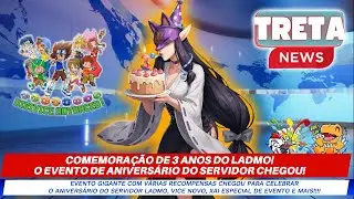 COMEMORA&Ccedil;&Atilde;O DE 3 ANOS DO LADMO! O EVENTO DE ANIVERS&Aacute;RIO DO SERVIDOR CHEGOU! - DIGIMON MASTERS ONLINE