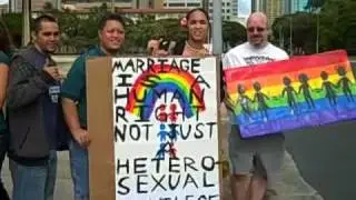 Civil union demonstrations