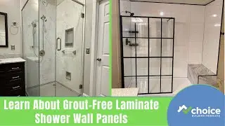 Learn About Grout-Free Laminate Shower Wall Panels