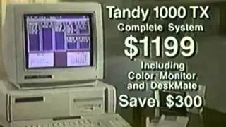 1988 Radio Shack TV Commercial - Tandy 1000TX Computer