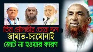 তিন মৌলভীর তেরো দল ।। জামাত চরমোনাইর জোট না হওয়ার কারণ  Maulana Nasir Ahmad Gopalganj