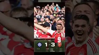 inter Milan vs arsenal what a match arsenal fans #arsenal