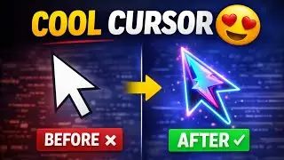 PC Mouse Cursor Ko Cool & Stylish Kaise Banaye 😍 | Before After Cursor Customization | Hindi