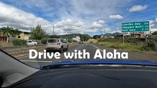 Taking the H1 Freeway into Honolulu