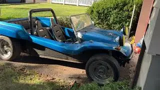 VW Dune Buggy Restoration One more time - driveway 