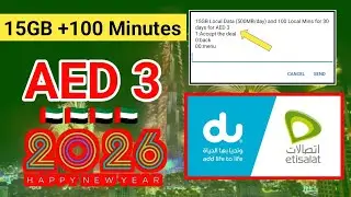 Du & Etisalat Latest Cheap Combo Offer | 15GB Data & 100 Minutes Pack