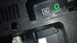 SONY TV KDL - 43W800F Back Side View Optical Point And Inputs
