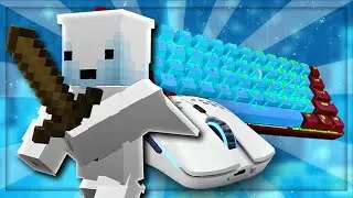 [UNCUT] Keyboard + Mouse ASMR Sounds *SUPER CLICKY* | Hypixel Bedwars