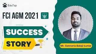 Mr. Gannerla Balaji Kumar Yadav FCI AGM Officer | Interview with  Toppers of FCI AGM