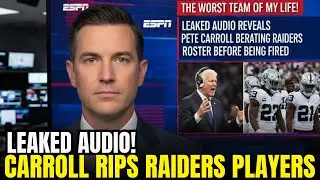 LEAKED AUDIO: Pete Carroll HUMILIATES Raiders Roster Before Being Fired | Raiders News