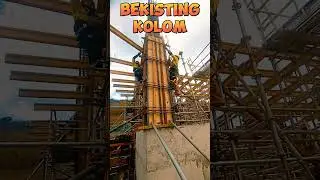 NGERI SEDAP PASANG BEKISTING KOLOM #shorts #feedshorts #bekisting #shortsfeed #shortvideo #viral