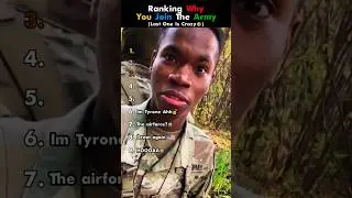 Ranking Why You Join The Army Moments 🤣🤣