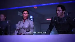 Mass Effect 1 (2.2) Kaidan accidentally flirts with Shepard (Olivia Shepard)