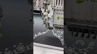 How to create embroidery in marvelous designer // How to use computerized embroidery machine