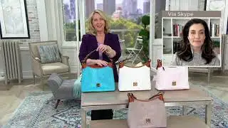 Dooney & Bourke Lizard Leather Hobo on QVC