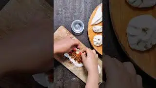 Flower Shape Dumpling Tutorial #shorts #tutorial