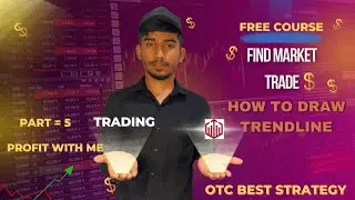 How to Trade on Trendline | OTC best strategy |QuoteX Trading