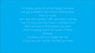 Theory of a deadman what was i thinking lyrics