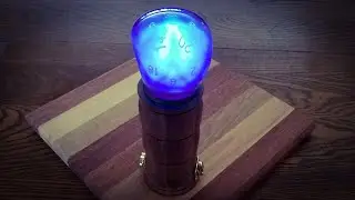 Woodturning a  D&D Night Light - Resin Art